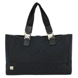 Gucci Black GG Tote Bag